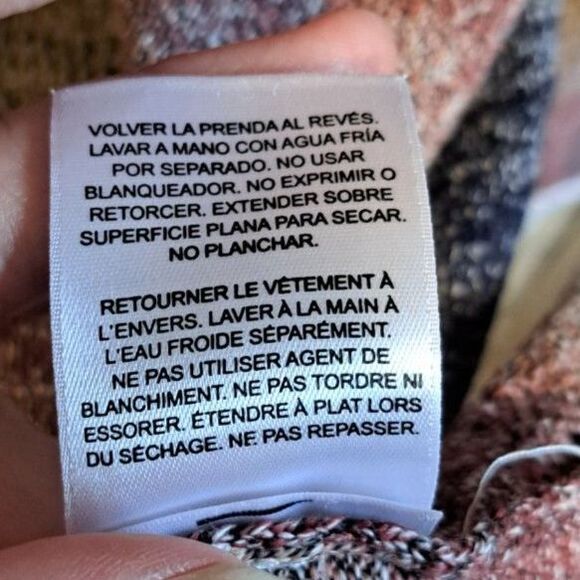 Al­fred Dun­ner Knit Lay­ered Look Sweater- Medium- ombre, fall, work, casual - Picture 9 of 11